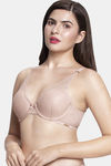 Amante Padded Wired Full Coverage Lace bra - Misty Rose — thumbnail 2
